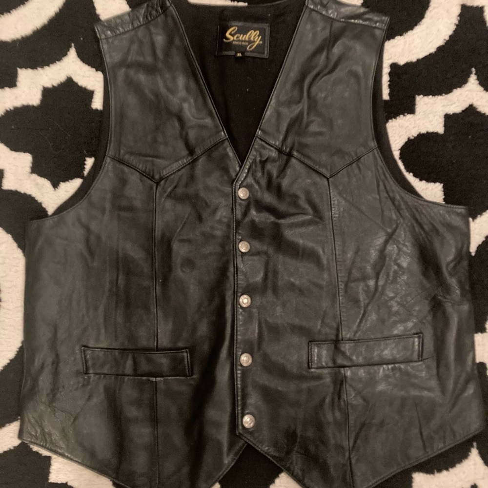 Genuine Leather Vest in Excellent Condition